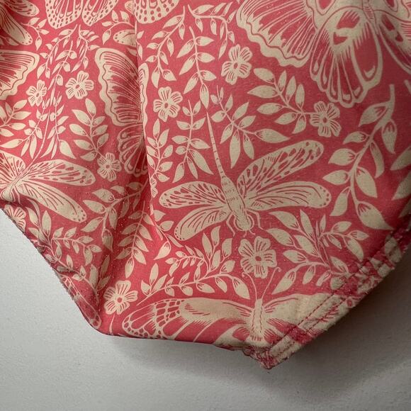 Boden Girls Pink Dragonfly Butterfly Bathing Suit One Piece Size 9-10 - Picture 3 of 6